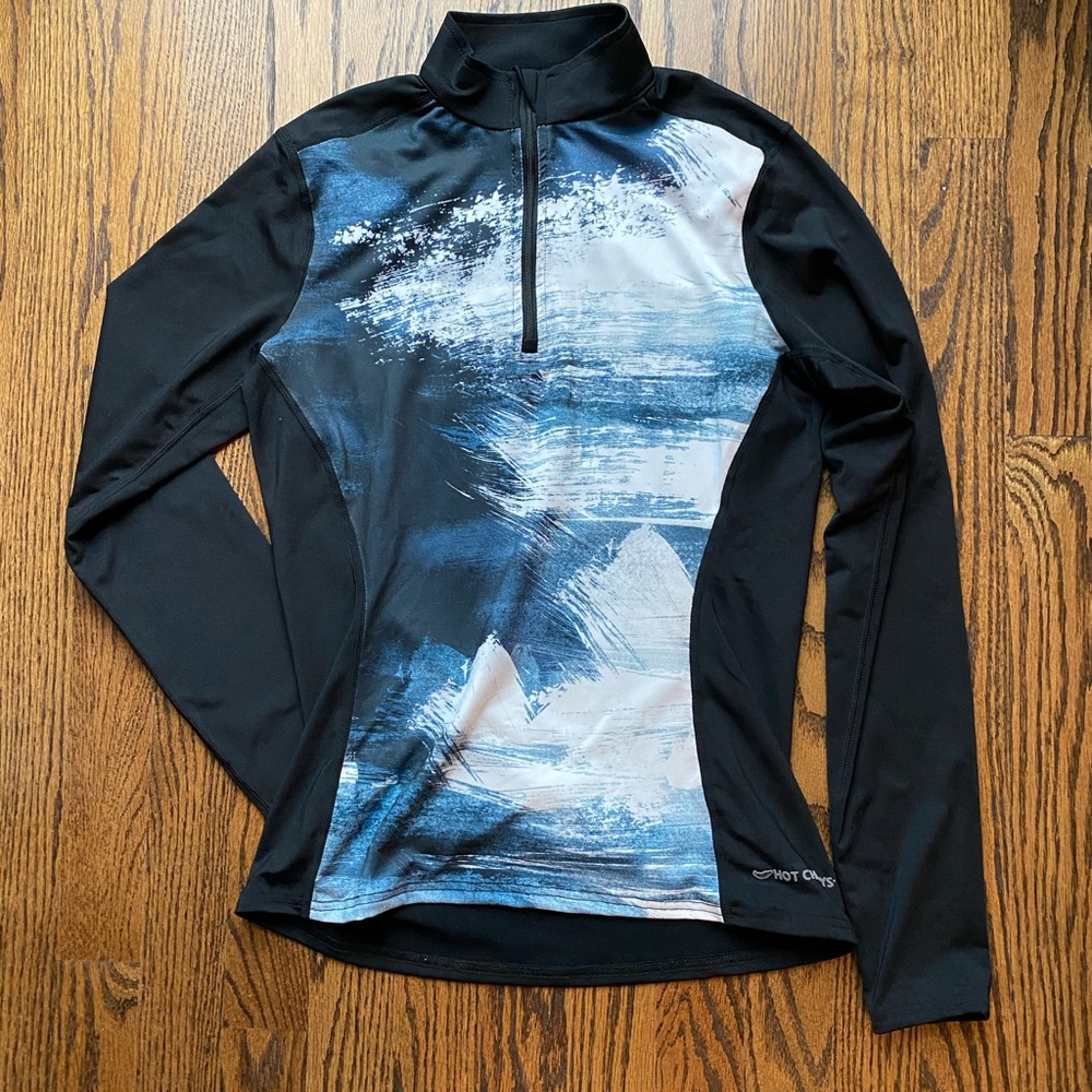 Hot Chillys Micro-elite chamois Zip-T